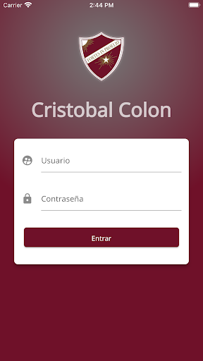 Android application Colegio Cristobal Colón screenshort