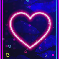 Neon Heart Live Wallpaper