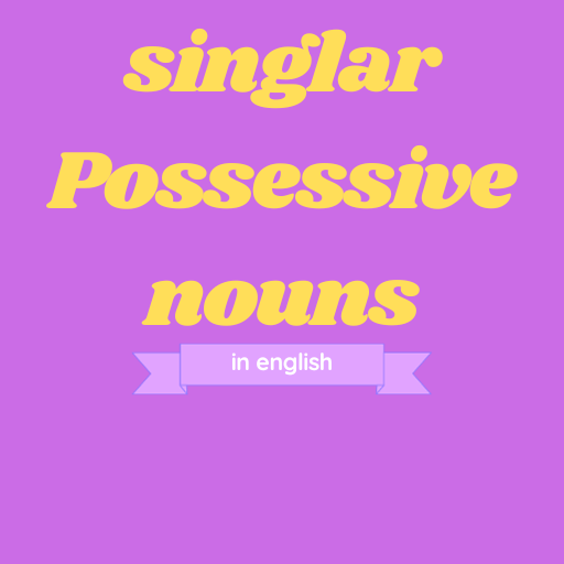 singlar Possessive nouns logo