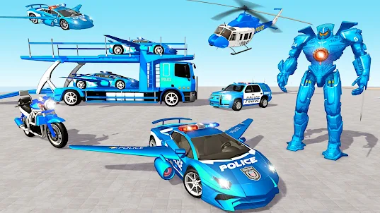 camión transportdor de policía