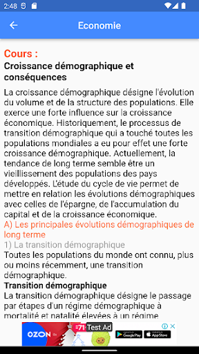 Economie : Cours Screenshot 2 - AppWisp.com