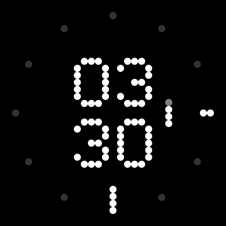 Dot Matrix - Watch Face Screen 3