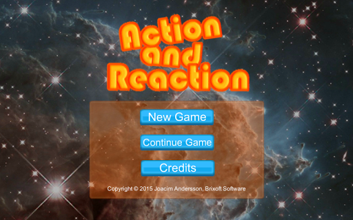 Android application Action and Reaction screenshort