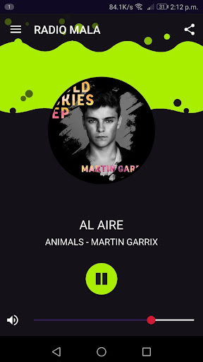 Android application MÁXIMA FM PERÚ screenshort