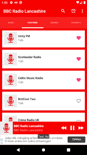 Uk BBC Radio lancashire App Screen 2