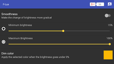 Screen Brightness Control