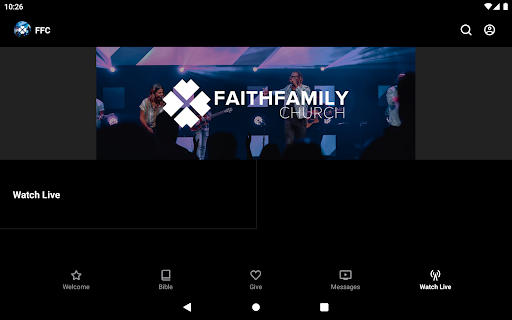 Screenshot of Faith Family Church - Baytown