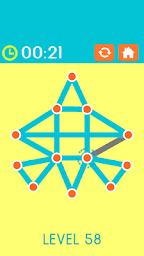 Connect the Graph: one touch connect dots puzzle