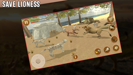 Lion Games 3D Animal Hunting