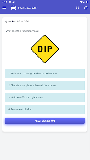 Georgia DMV Test Screen 2