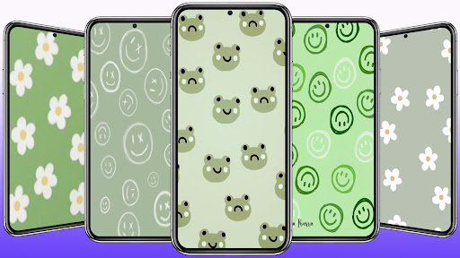 Android application Green Preppy Wallpaper screenshort