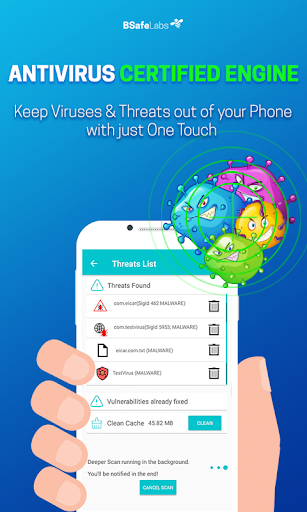 Antivirus Cleaner BSafe VPN Screen 2