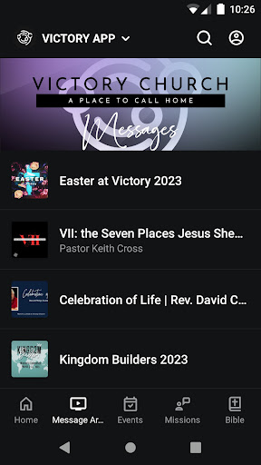 VICTORY CHURCH-WINCHESTER Screen 2