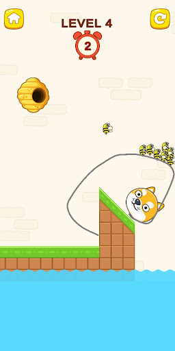 Save The Doge - bee draw line