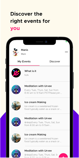 Android application EnthuZiastic screenshort