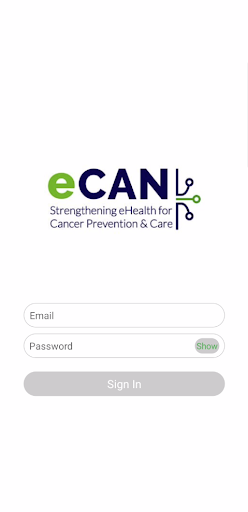 Android application eCAN-Strengthening eHealth screenshort