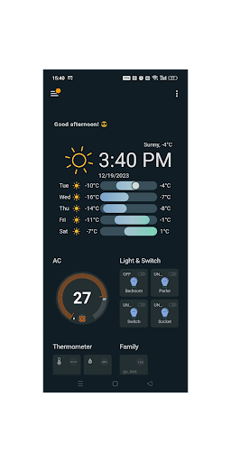 Android application GrandeurSmart screenshort