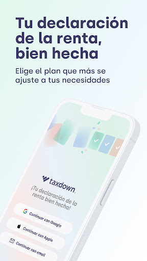 Android application TaxDown Declaración Renta 2023 screenshort