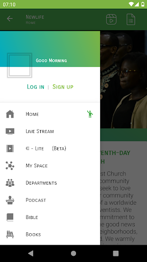 Newlife SDA Church Screen 2