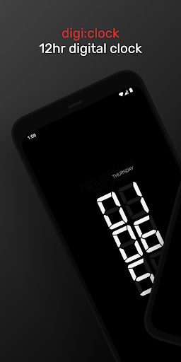 Android application digi:clock screenshort