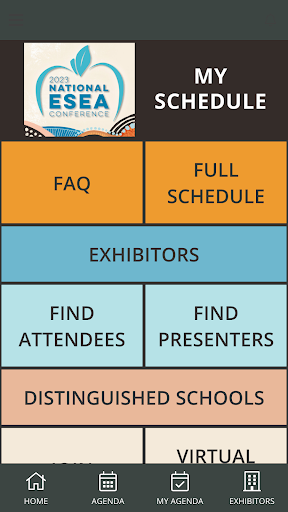 Android application National ESEA Conference 2023 screenshort