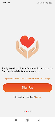 NlfyApp Screen 2