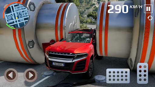 Android application Hydraulic Press Crash Car Game screenshort