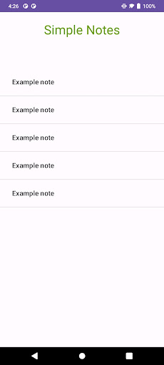 Simple Notes Easy Note-Taking Screen 3
