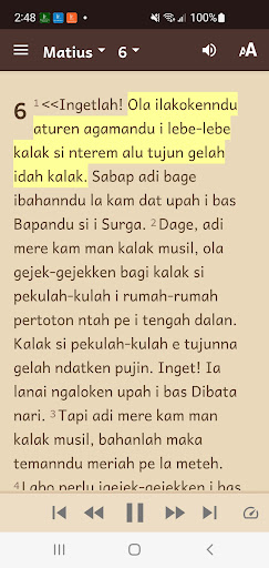 Batak, Karo Bible Screen 3