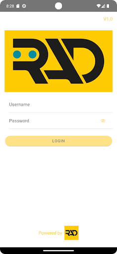 Android application RAD Auth screenshort