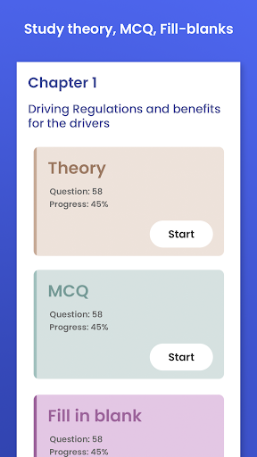 SERU mock test, theory, MCQ Screen 3
