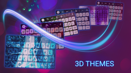 3D Keyboard - Themes & GIF