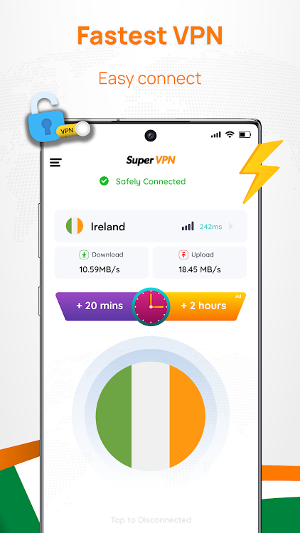 Ireland VPN: Get Ireland IP - New - (Android)