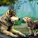 Cover Image of Скачать Wild Wolf Simulator: Wolf Life  APK