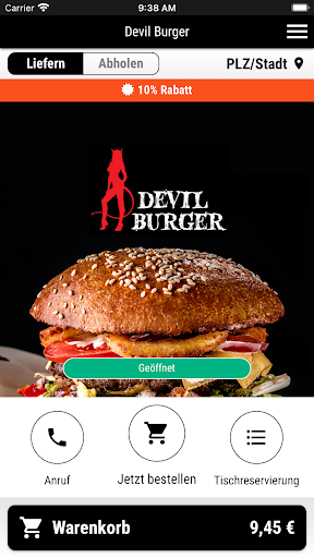 Android application Devil Burger screenshort