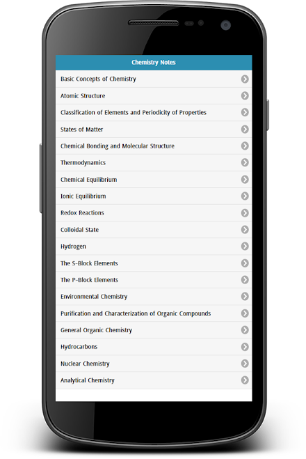 Chemistry Notes Screen 1