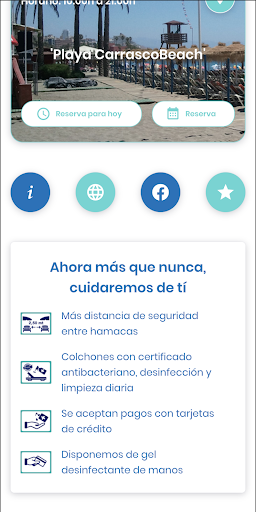 BeachApp Screen 2