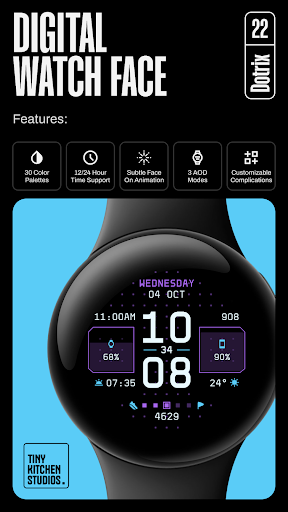 TKS 22 Dotrix Watch Face Screenshot 2 - AppWisp.com