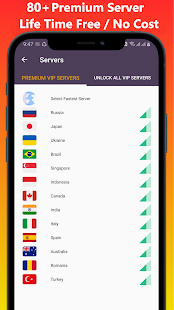 VOP HOT Pro Premium VPN 2021 Screenshot