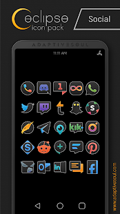 Eclipse Icon Pack Captura de tela