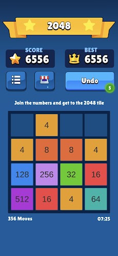 2048 Original Puzzle Gameのおすすめ画像5