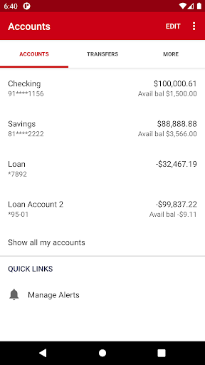 Capital Area REALTORS® FCU Screen 3