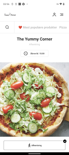 Android application The Yummy Corner screenshort