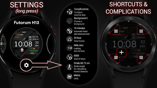 Futorum H13 Digital watch face Screen 2