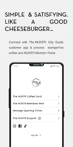 The HUNTR: Partner Portal Screen 2
