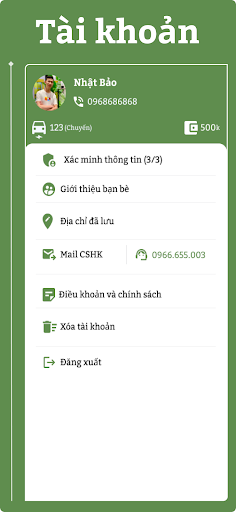 XEOI Tiện chuyến Screen 3