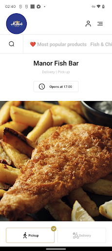 Android application Manor Fish Bar Ilkeston screenshort