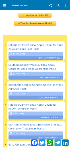 Sarkari Job Alert - Govt Jobs