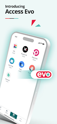 Android application Access Evo screenshort