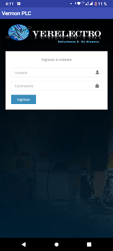 Android application Vermon PLC screenshort